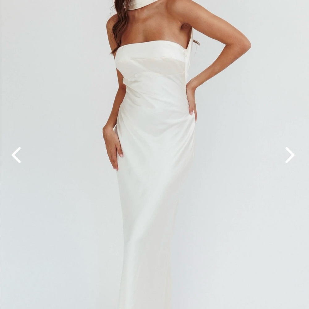 Damsel Reverse Halter Maxi Dress